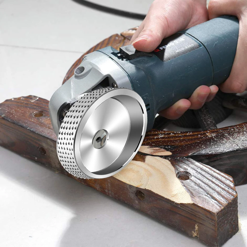 

75Mm Burr Grinding Hard Grinding Plane Wheel Edge-Arc Grinding Woodworking Polishing Tool Spur Disc Angle Grinding Wood Cutting