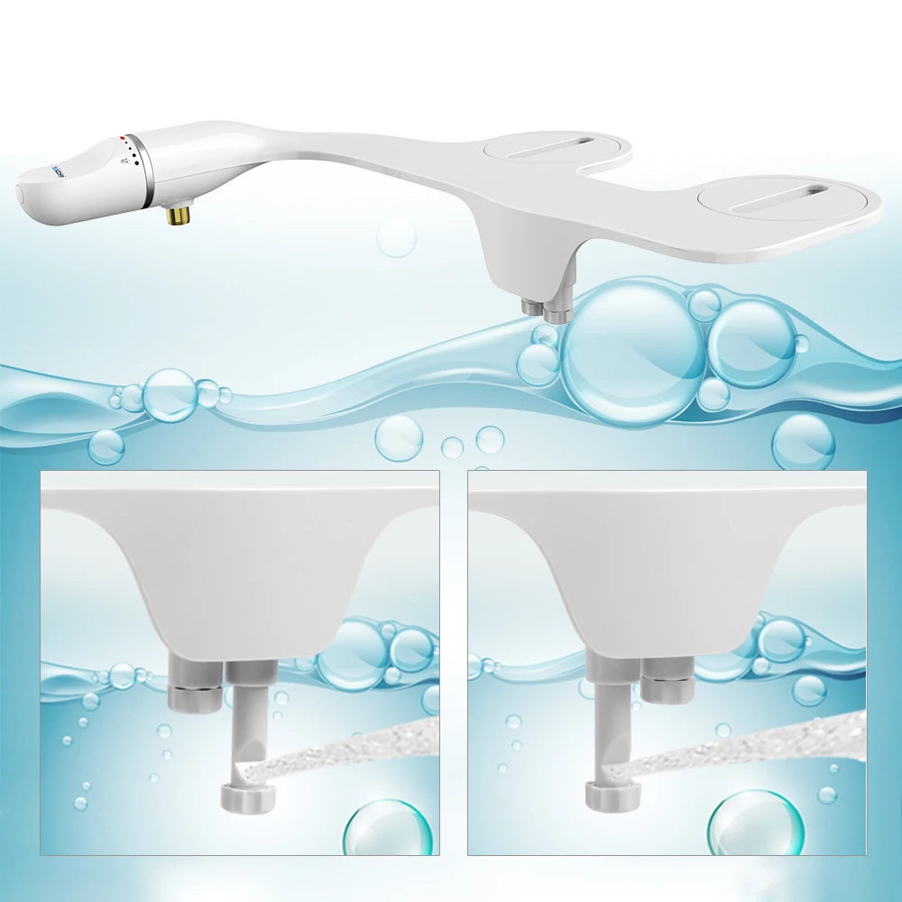 Насадка для биде SOOSI ультратонкое сиденье унитаза с латунным входом регулируемое