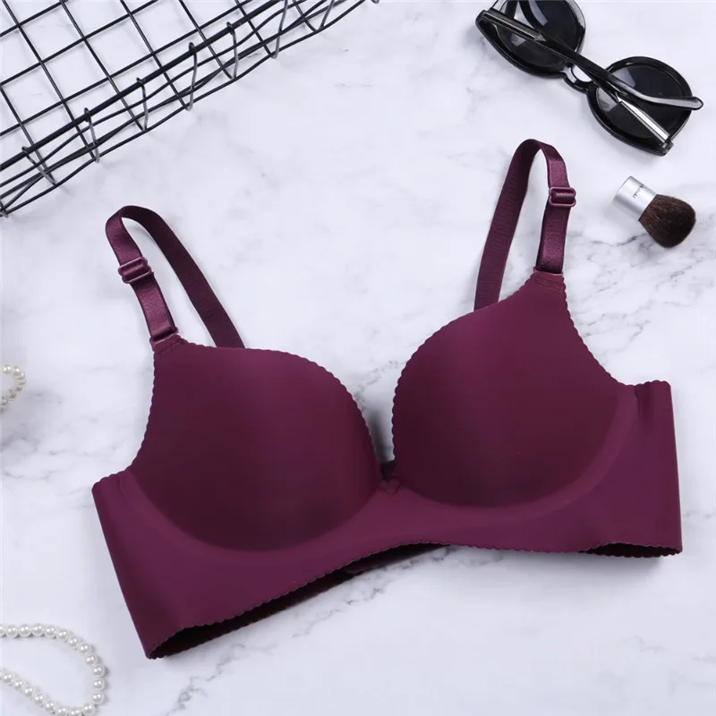 

Модный мягкий бюстгальтер без косточек с глубоким v-образным вырезом бесшовный спортивный бюстгальтер для девочек переходного возраста от ...