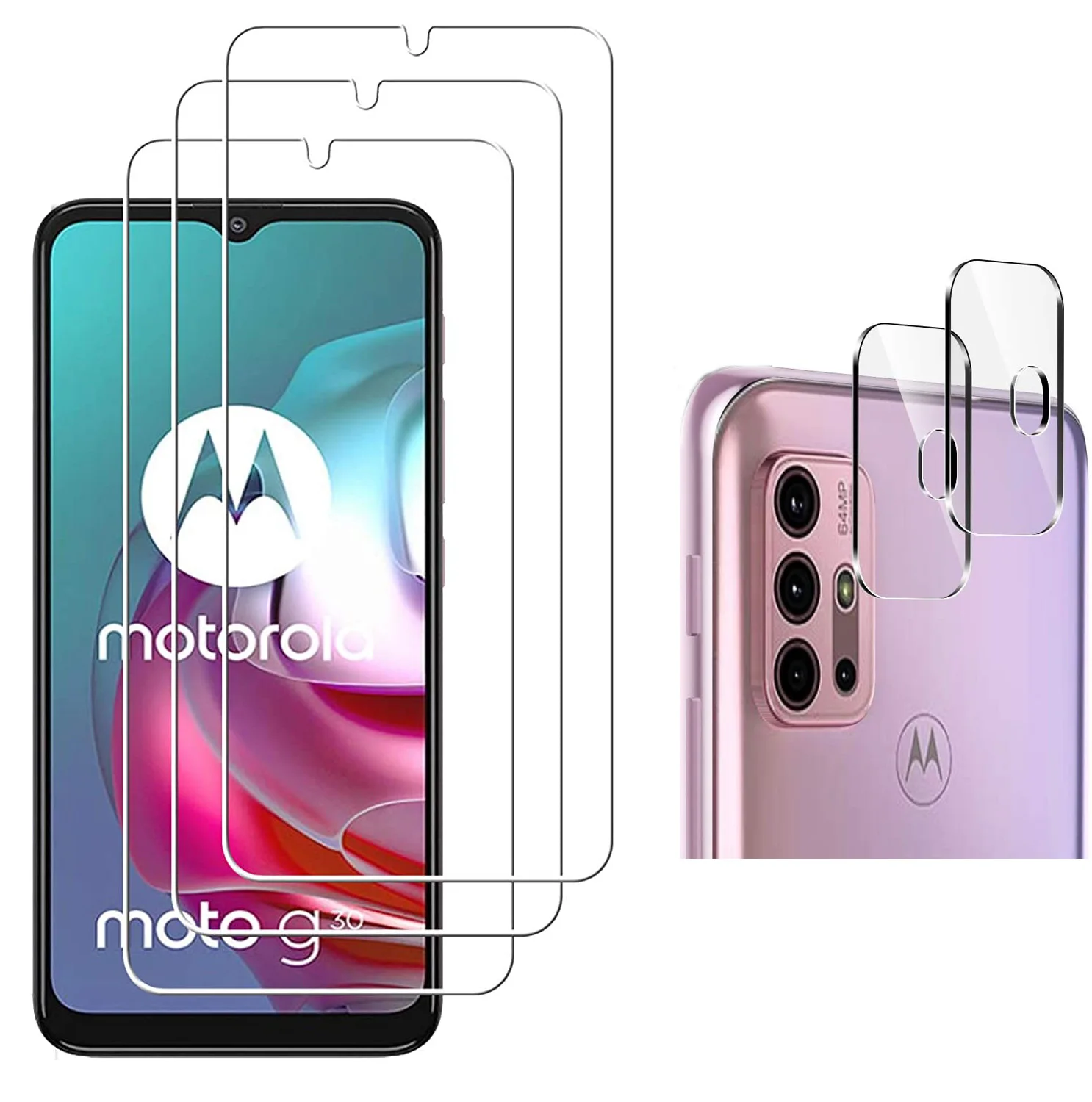 2.5D 9H закаленное стекло для MOTO G30 G10 защита экрана Motolora Moto G Play Power Stylus 2021 G9 E7