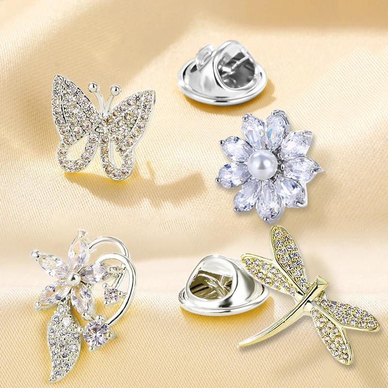 Женская Брошь с милыми булавками-бабочками модные аксессуары для платья пальто