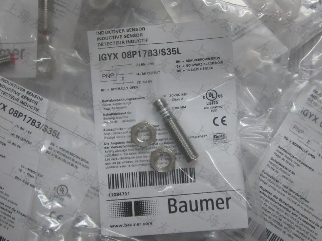 

Новый бесконтактный переключатель Baumer IGYX 08P17B3 / S35L