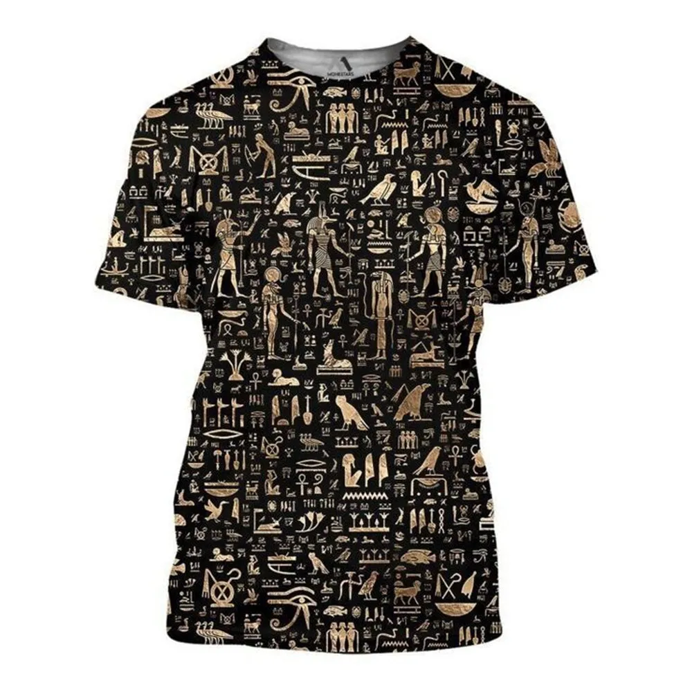 

CLOOCL Men T-shirt Ancient Egypt Gods Goddesses Pharaoh 3D Print Short Sleeve Tee Shirts Women Fashion Unisex Hip Hop Street Top
