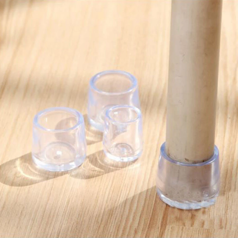 Колпачки для ножек стула 4 шт. Нескользящие Чехлы утолщенные мебельные стола