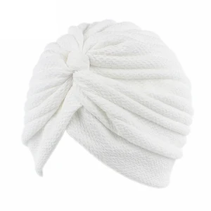 For Ladies Sleep Hat Thread Thickened Headscarf Cap Chemotherapy Loss Hair Cover Hijab Fashion Elastic African Indian Muslim