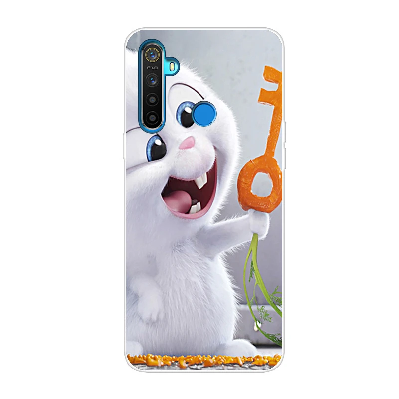 Силиконовый чехол для OPPO Realme 5 чехол милый Тигр мягкий ТПУ чехол для OPPO Realme Q задний Чехол Realme 5 Pro чехол для телефона s Capa