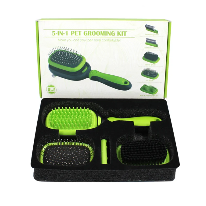 

Гребень для кошек собак Многофункциональный косметический костюм для удаления волос с открытым узлом массажные принадлежности для собак д...