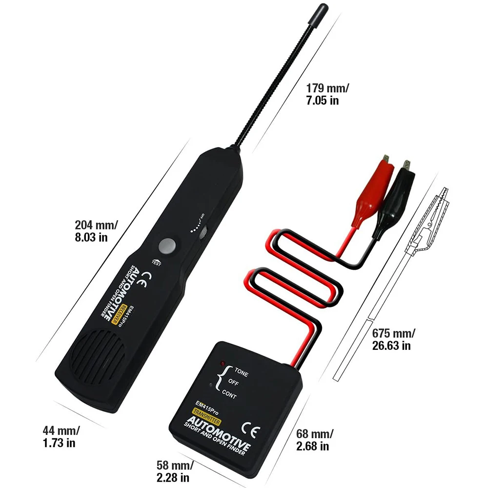 Автомобильный тестер открытый Finder замыкание инструмент для ремонта кабель