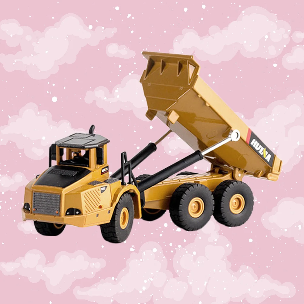 

Креативная модель самосвала, детский инженерный автомобиль, имитация грузовика, игрушка для детей, мальчиков и девочек