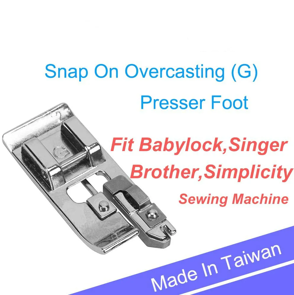 Штопальная машинка "Snap On Overcasting" (G) для Babylock Brother Simplicity Singer Zigzag on.