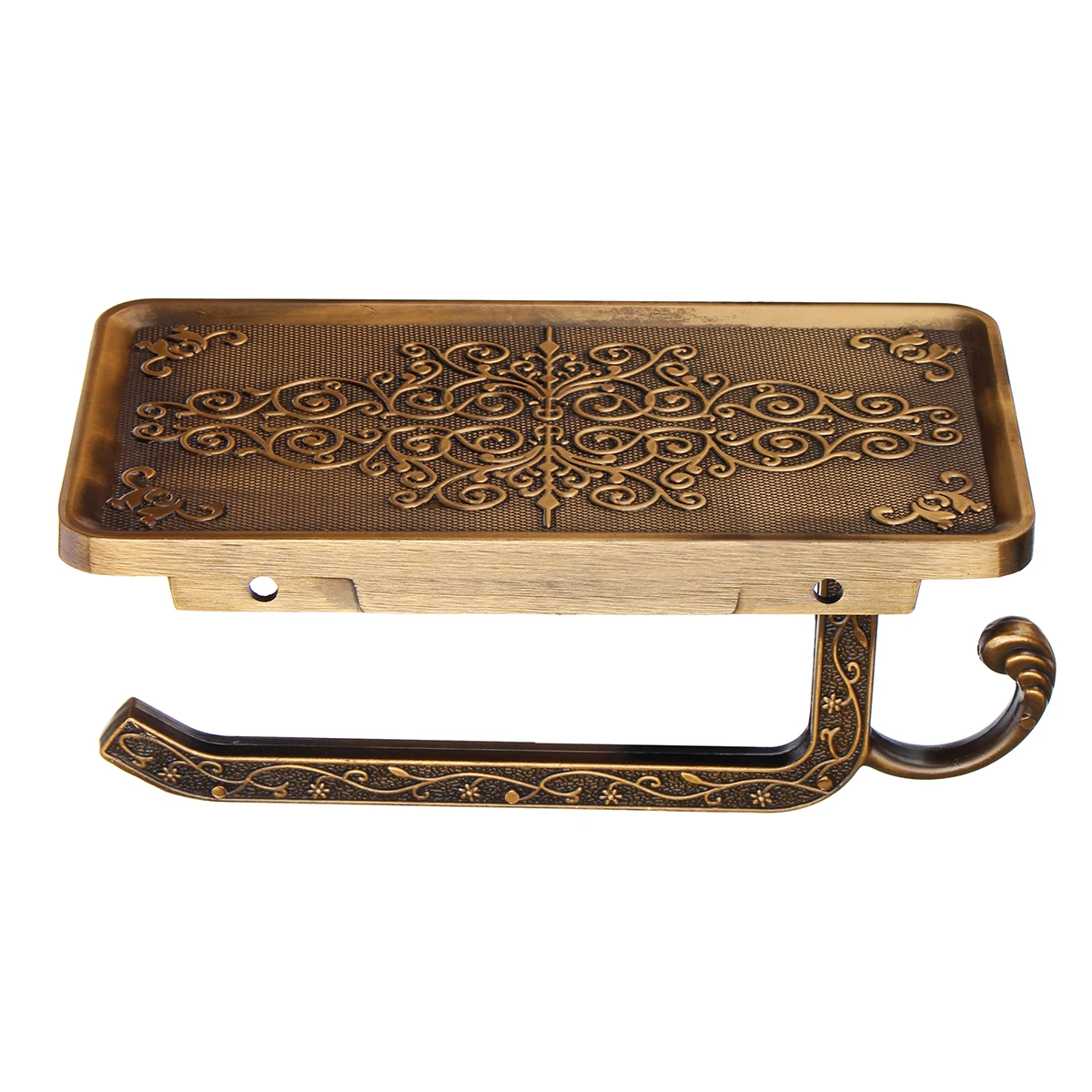 

Paper Mobile Phone Holder Antique Carved Zinc Alloy Bathroom With Shelf Bathroom Towel Rack Toilet Paper Holder Tissue Boxes