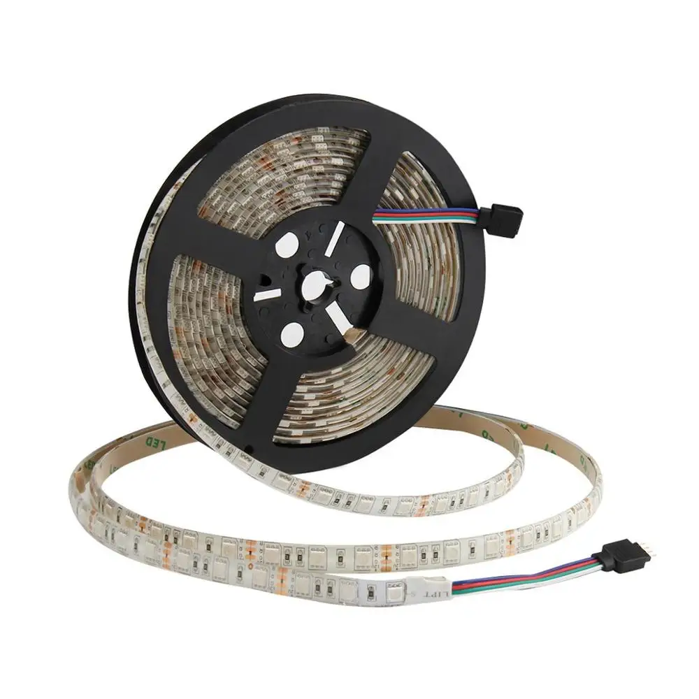 5050 SMD Светодиодные ленты светильник RGB гибкая лента fita светодиодный 1 м-10 м клейкие