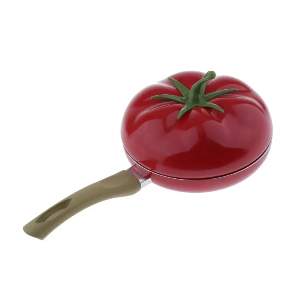 

Tomato Shape Frying Pan Non-stick Skillet Kitchen Cookware Egg Pan 21cm