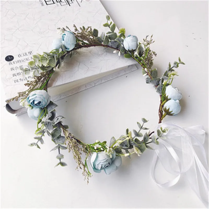 CC свадебная повязка для волос ювелирные изделия на голову с цветком обручальные