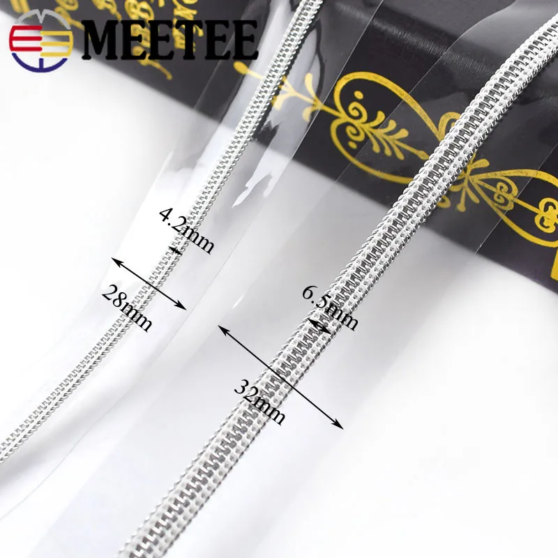 4Meters 3# 5# PVC Nylon Zipper for Sewing Sports Raincoat Pencilbag Zips Cosmetic Bag DIY Garment Accessories | Дом и сад
