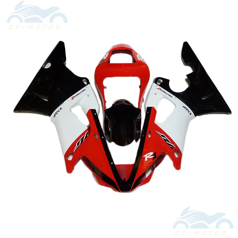

Top Selling High Quality Motorcycle fairing Fit For YAMAHA YZF R1 2000 2001 Red White Black Injection Fairings r1 00 01 ZD05