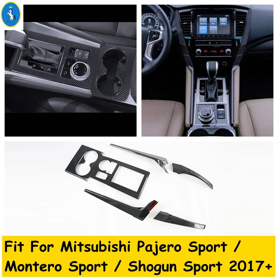 

Car Center Control Gear Shift Cup Holder Panel Cover Trim For Mitsubishi Pajero Sport / Montero Sport / Shogun Sport 2017 - 2021