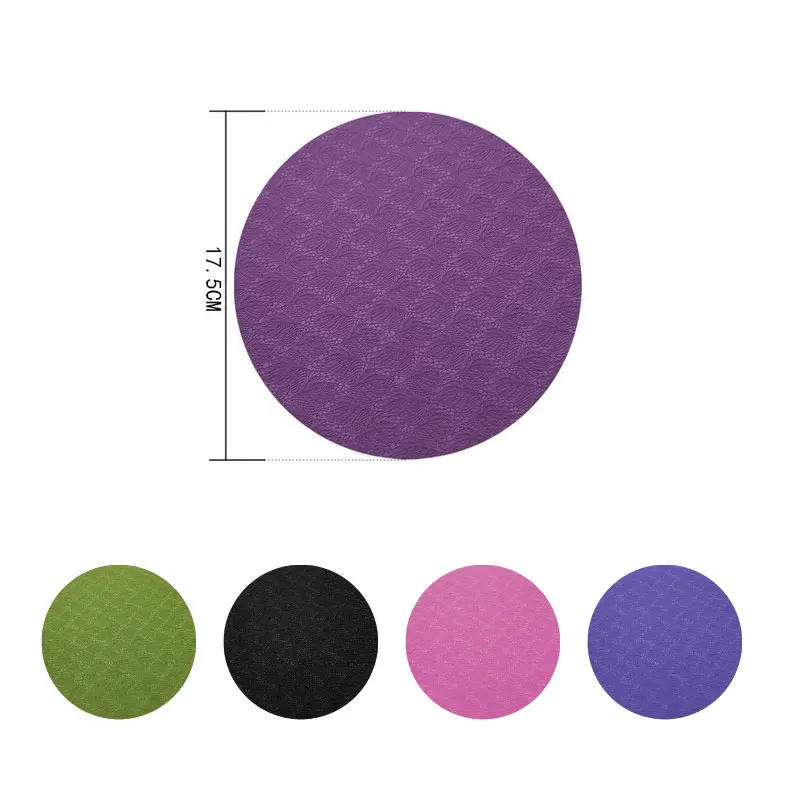 MENLFY круглый коврик для йоги удобный спортивный баланс защита тренировка не