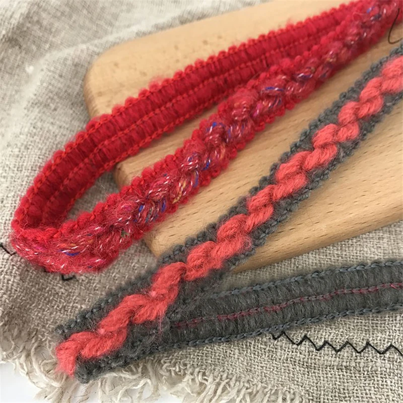 

New 15mm Woven Lace Ribbon DIY Clothing Hat Scarf Decoration Ribbon Garment Accessories