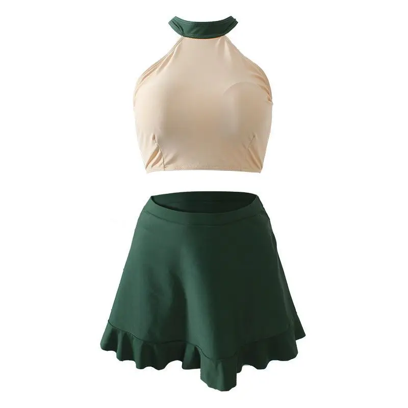 Женская юбка с завышенной талией привлекательный купальник из двух предметов