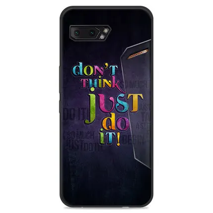 A14 Для Asus ROG Phone 2 ZS660KL чехол мягкий силиконовый защитный AsusROG Phone 2 II Тонкий чехол для Asus ROG2 ZS660KL - Цвет: A14