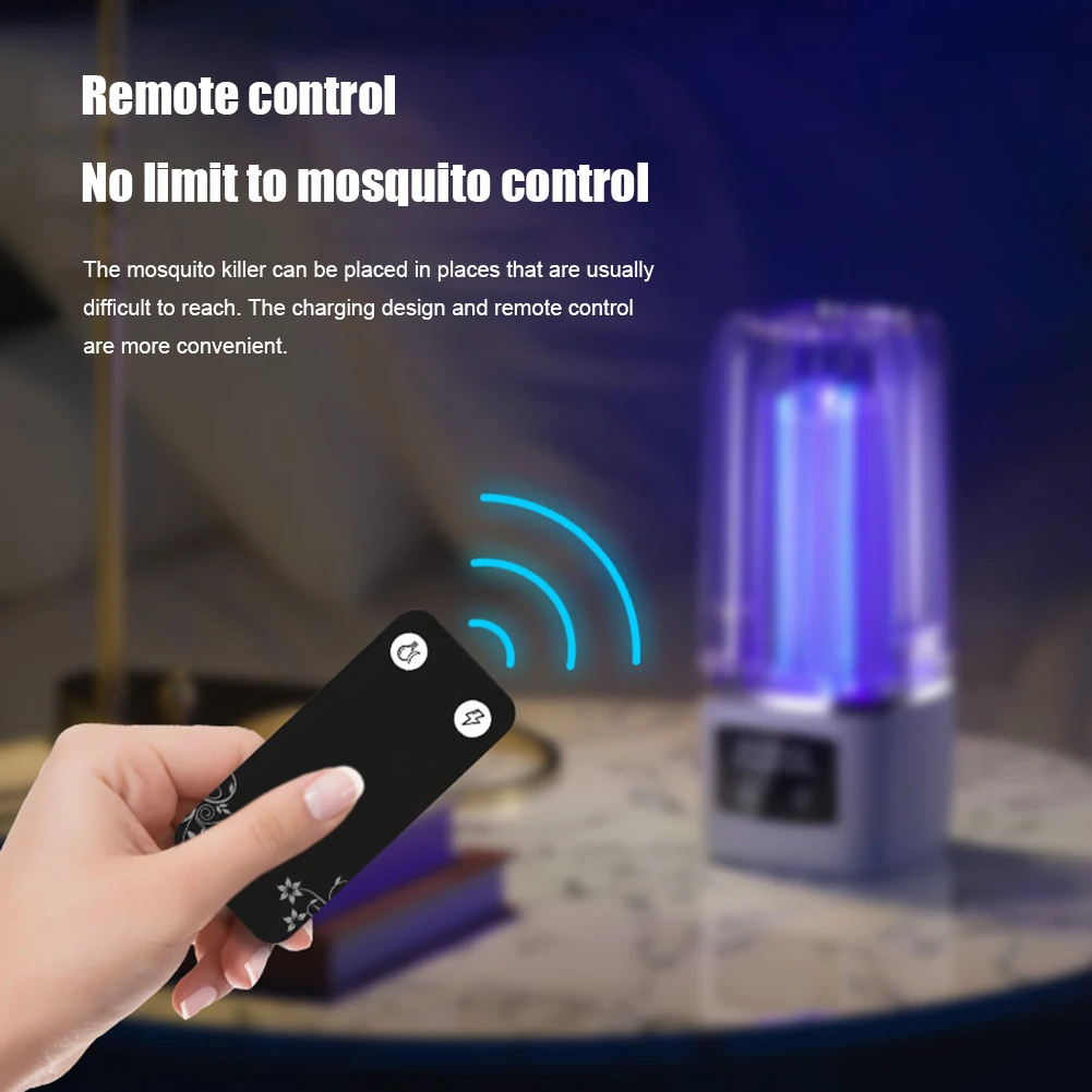 

LED Photocatalytic Electric Insect Trap Lamp Silent Pest Control Mosquito Killer Radiationless Repellent Lamp Night Light