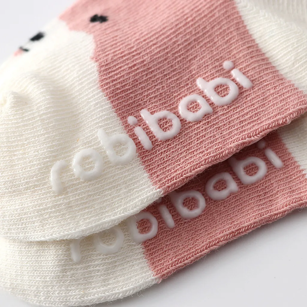Newborn Infant cute cartton socks Baby Boys Girls Non-slip floor Socks Toddler Knitted cotton warm Anti-Slip Sock ZF | Детская одежда и