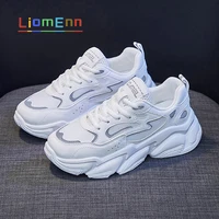 fashion womens chunky sneakers 2021 platform sports shoes white sneakers vulcanized casual dad shoes tennis female basket