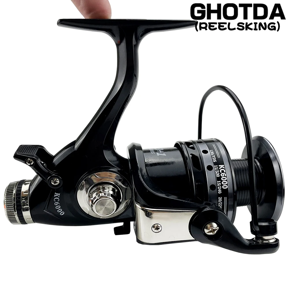 Wheels Fish Spinning Reel 5.2:1 3000-6000 Series Pesca  Spinning Wheel Type Sea Brake Lure Fishing Light Weight