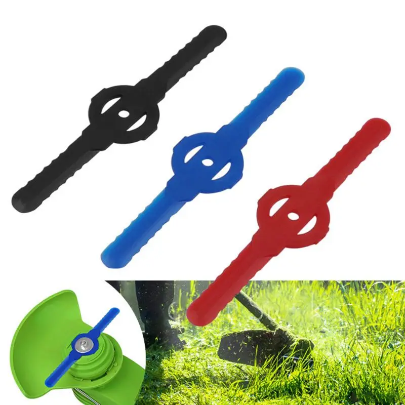 

5pcs Plastic Lawn Mower Blades Grass Trimmer Head Replacement Cutter Garden Supplies Tool Accessories