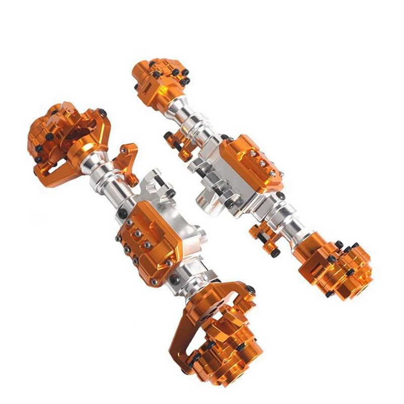 

2 Pcs Portal Axle Housing for 1/10 Traxxas TRX4 RC Crawler Car Traxxas TRX-4 Axles Upgrade Parts, Rear & Front