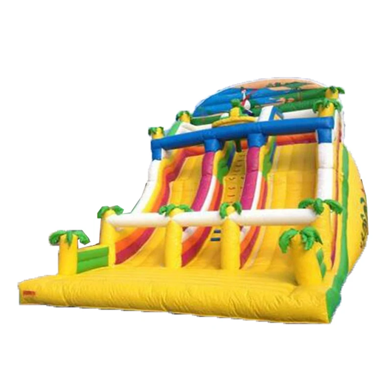 

Factory PVC High Quality Inflatable Slide Tree Design Inflatable Bounce Playground With Free Pump For Kids Fun Play
