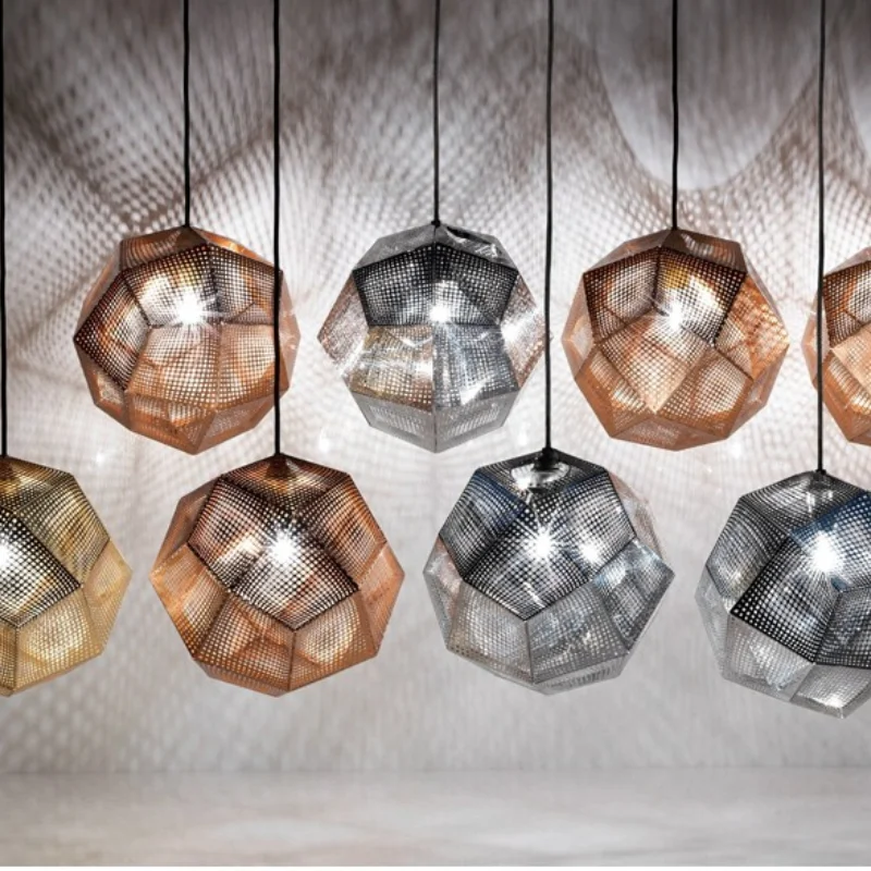 Промышленный подвесной светильник в форме футбольного мяча светодиодный E27