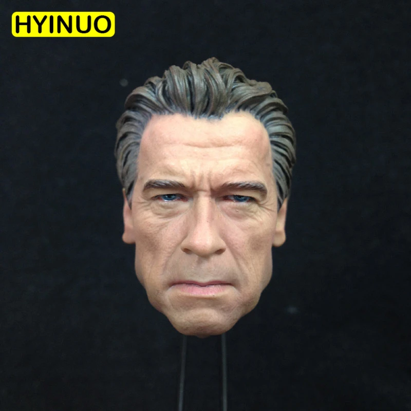 Экшн-фигурка T800 на заказ масштаб 1/6 Арнольд Шварценеггер голова пожилой версии