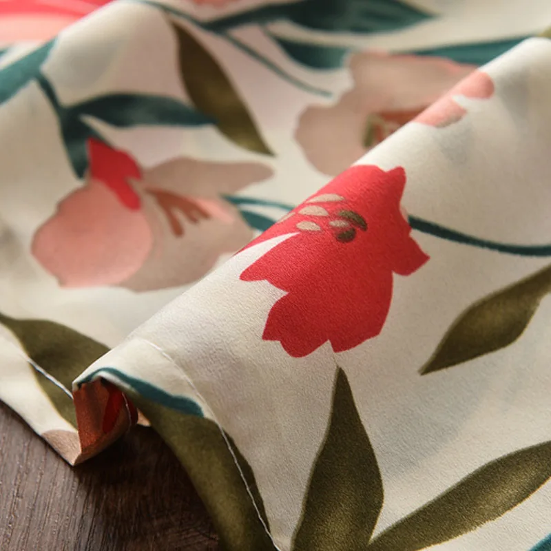 Милое платье принцессы на бретельках без рукавов с цветочным принтом для девочек