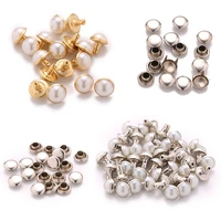 semi circular pearl bang nail distribution film clothing shoes accessories for diy earrings jewelry making finding accessories