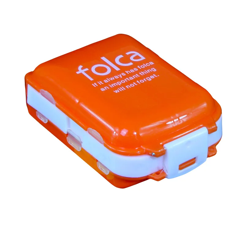 

Newly Folding Medicine Vitamin Drug Pills Box Makeup Storage Case Container Box Supplies
