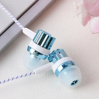 in ear fashion gift mobile phone headset universal clear crystal headset for xiaomi huawei samsung universal headphones
