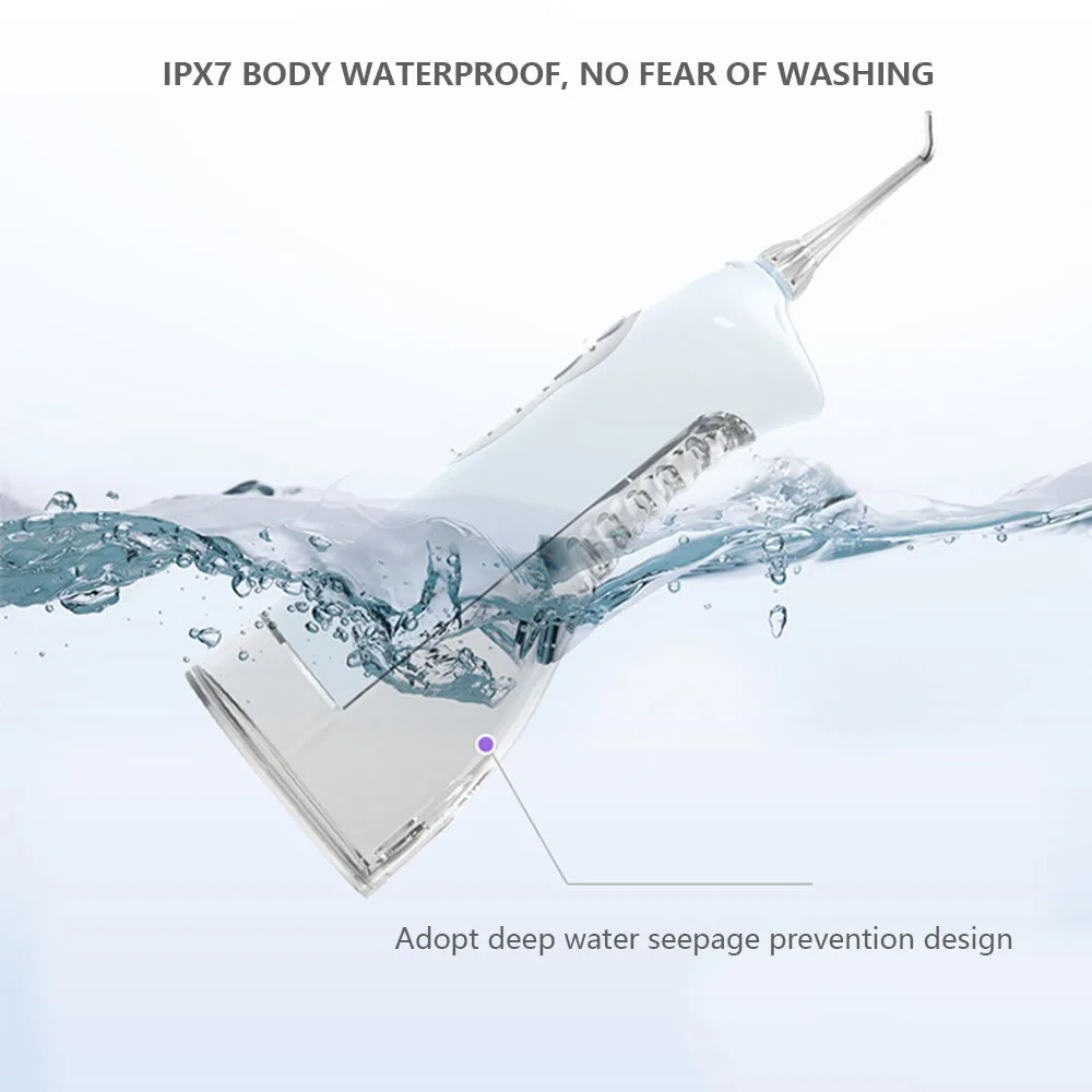 Ирригатор для полости рта USB перезаряжаемая водяная струя портативная зубная