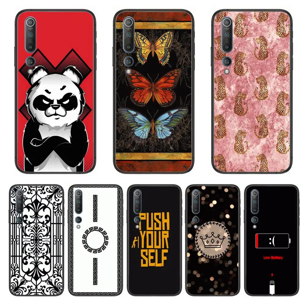 

Quality Personality Phone Case For xiaomi mi11 5g 10 liti Ultra 9Pro SE 3 8 Note Anime Black Cover Silicone Back Pretty tpu