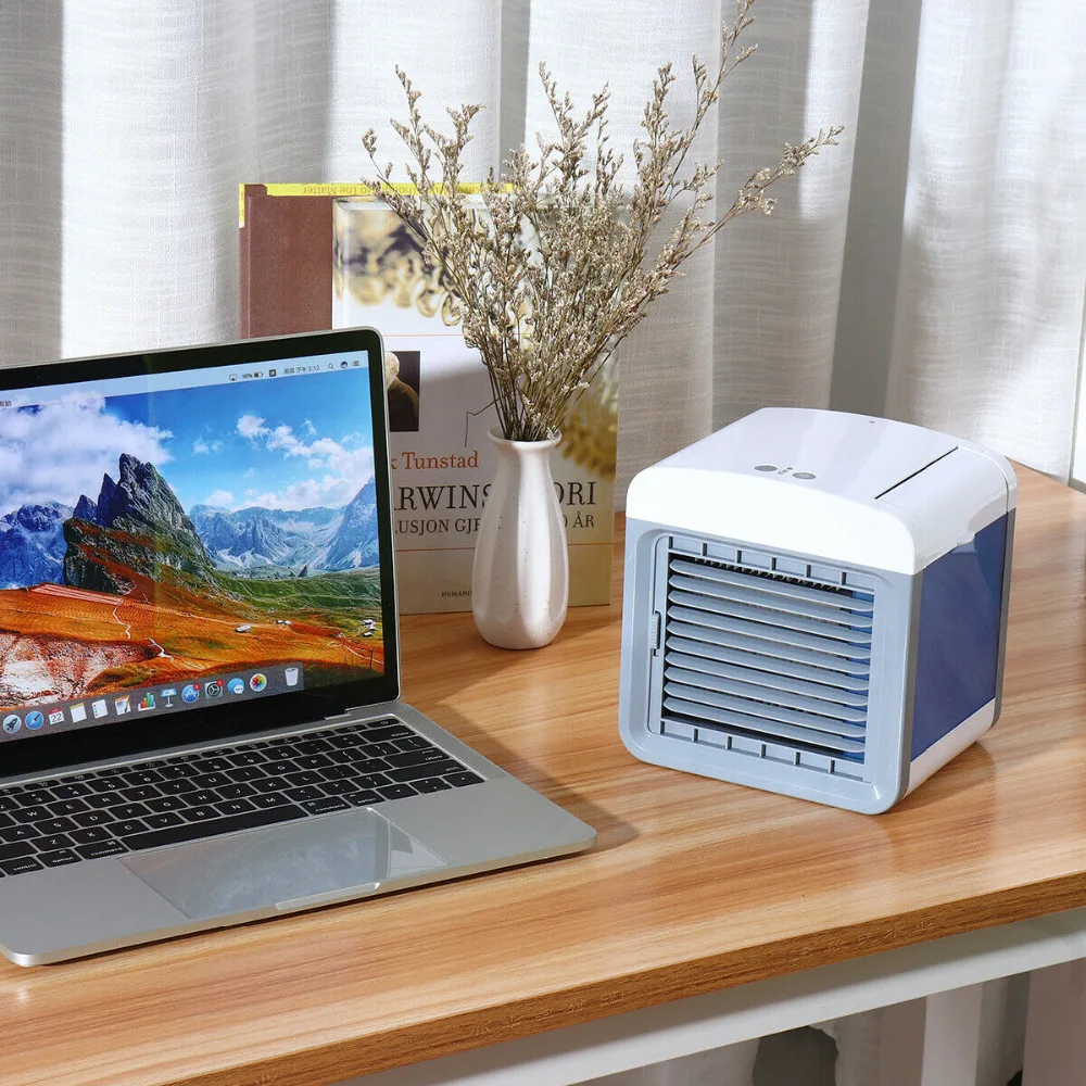 Mini Portable Air Conditioner Humidifier Cooler Fan Cooling USB Charging Conditioning Desktop For Room Home |