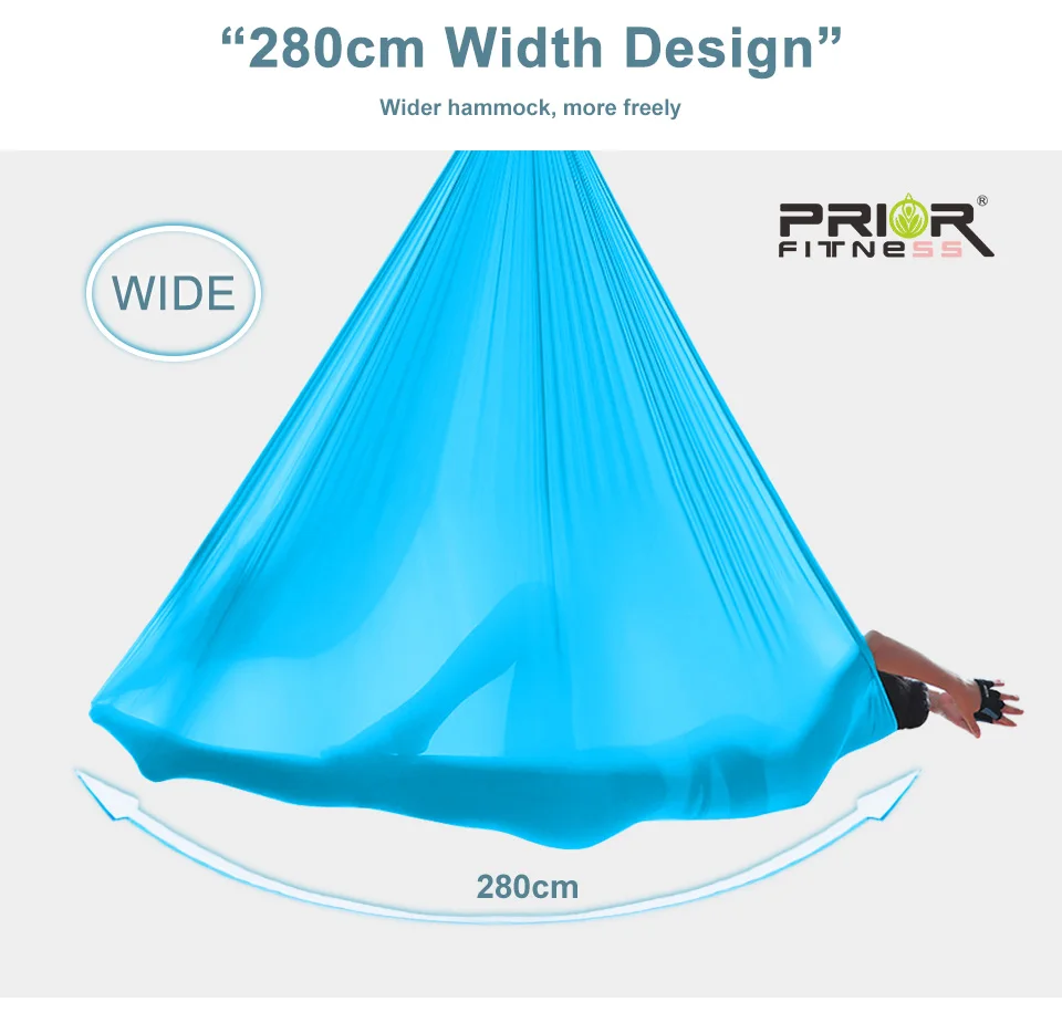 Комнатный гамак для йоги 5*2 8 м Нескользящие качели с антигравитацией воздушные