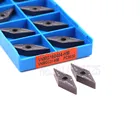 Вставки карбидные для токарного станка с ЧПУ, 10 шт., VNMG160404-HM шт., поворотная лопасть шт., VNMG160408-HM шт.