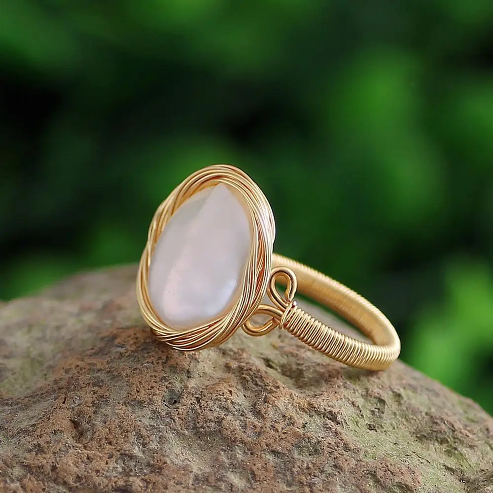 

Coeufuedy Handmade Original Design Freshwater Pearl Rings For Women Big Baroque Pearl Ring Jewelry Party Gift Pearls Ring