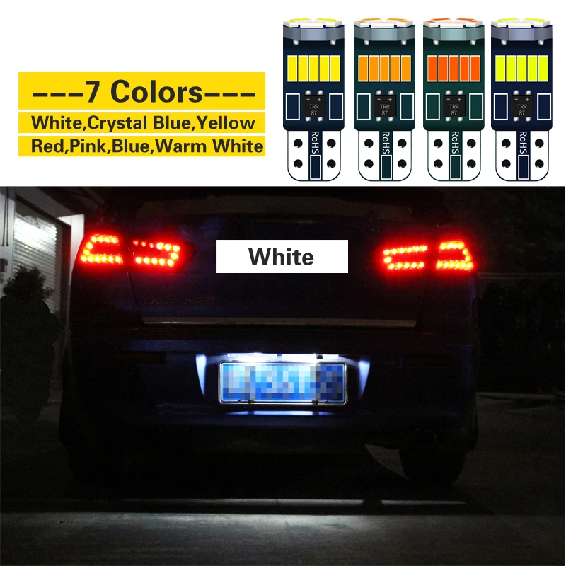 2 шт. светодиодный свет лампы W5W 2825 T10 168 Canbus LED лампа для автомобиля JEEP Grand Cherokee xj