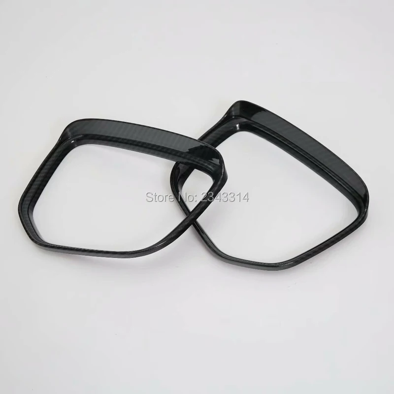 

For Mitsubishi Outlander 2016-2018 2019 Car Rearview Mirror Covers Rain Eyebrow Frame Board Rainproof Protection Car Accessories