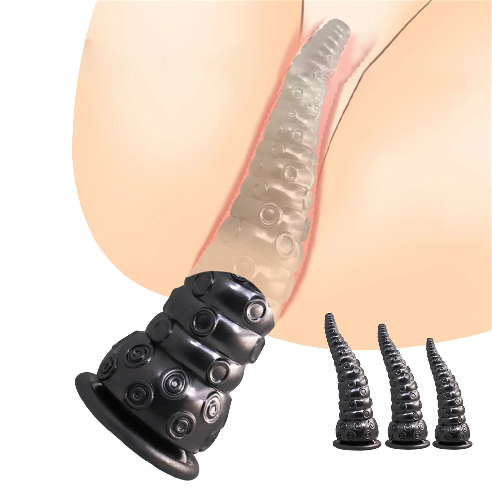 Фаллоимитатор осьминога с присоской щупальца секс-игрушки животное дилдо