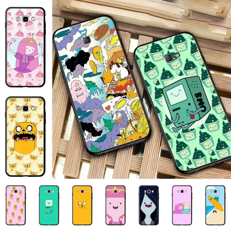 

YNDFCNB Adven-ture-Time anime Phone Case for Samsung J 2 3 4 5 6 7 8 prime plus 2018 2017 2016 core
