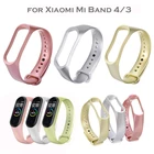 Ремешок силиконовый для Xiaomi Mi Band 43, модный Регулируемый сменный Браслет из ТПУ для наручных часов, аксессуары для часов