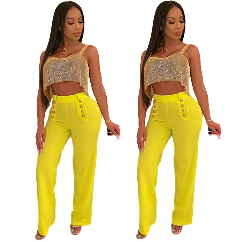 Зимние женские брюки со средней талией однотонные свободные широкие винтажные